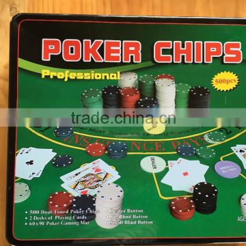 500 pcs casino Texas hold'em poker set