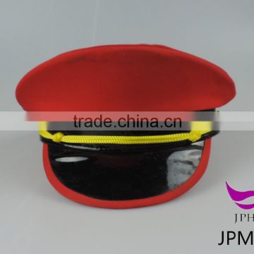 Red police officer hat uniform caps military cap