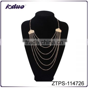 Factory price beautiful gold plated pendants chain necklace