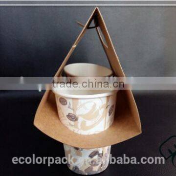 take away recycle paper cup holder