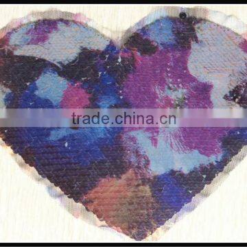 fashion printed sequin embroidery design patch