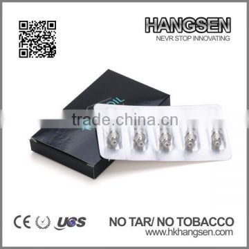 Hangsen hot selling Hayes II Twist tank e-cigarette coil head with new pill blister pack