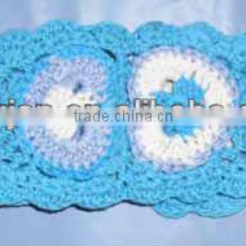 handmade crochet headbands and crochet flowers