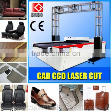 flat bed CO2 laser for genuine leather cutting