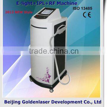 2013 Exporter Beauty Salon Equipment Diode Laser E-light+IPL+RF 480-1200nm Machine 2013 Ipl Photo Epilation Machines Dermatology Products Vertical