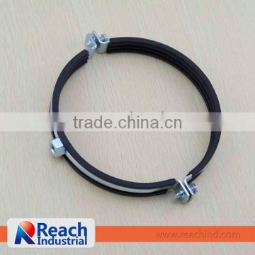Zinc Plated Steel Pipe Clamp with EPDM