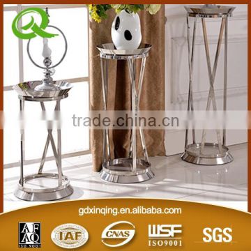 Y10 stainless steel shape decorative metal wedding flower stands