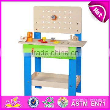 Best sale educational toys wooden kids tool bench W03D042