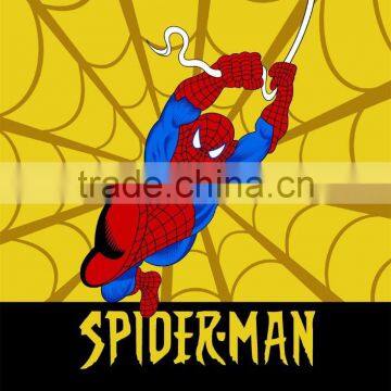 Popart design flannel blanket spiderman throw blanket