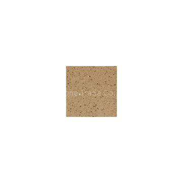 F7 Artificial Quartz stone Slab Countertop Flooring Tiles Solid Surface for kitchen bathroom , Brown