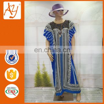 Exclusive beautiful african digital printing Islamic clothing kaftan for women dresses
