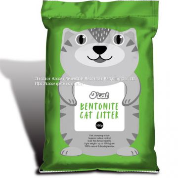 Dust-free bentonite cat litter export quality OEM foundryBulk cat litter