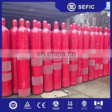 2017 large refillable 40kg empty CO2 gas cylinder with filling machine
