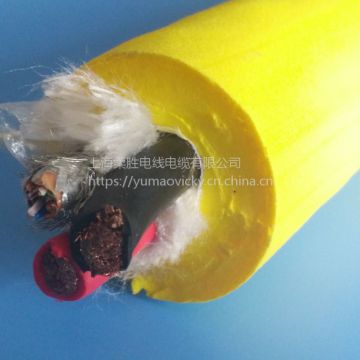 Separate 2 Layer Shielding Black Underwater Fiber Optic Cable
