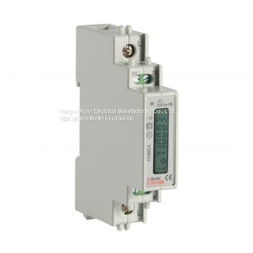 Acrel ADL10-E/C  single phase lcd display Din rail smart energy meter with rs485 modbus-rtu