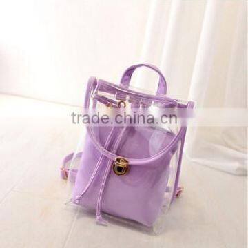 For students/young girls new fashion purple back bag