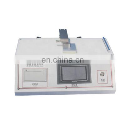 Plastic Film coefficient of friction tester price