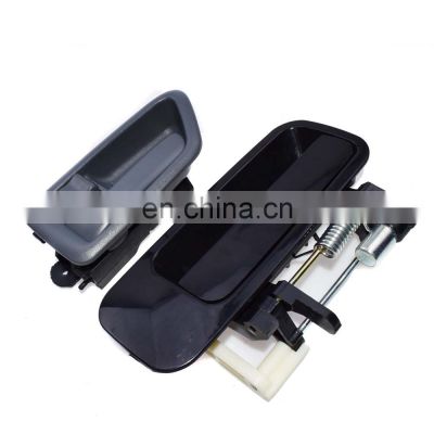 Free Shipping!2Pcs Rear Left RL Outside & Gray Inside Door Handle For Toyota Camry 69206AA010