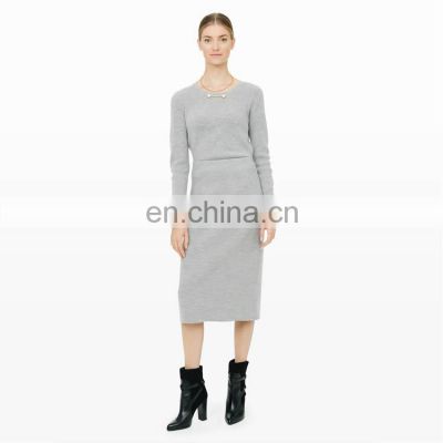 Cashmere Wool Cheap Tight Long Skirt For Women