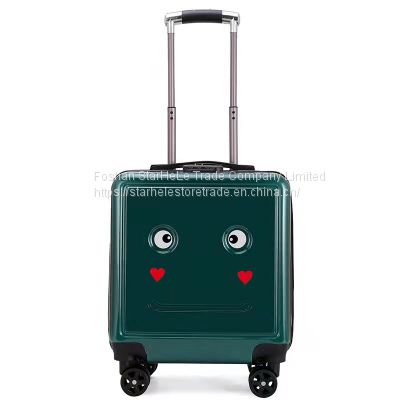 Smiling face board chassis universal wheel trunk PC suitcase
