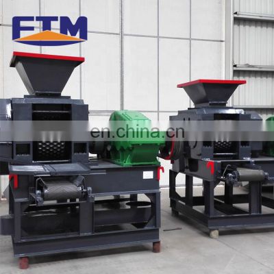Oval shape pillow shape charcoal briquette making machine with cheap price