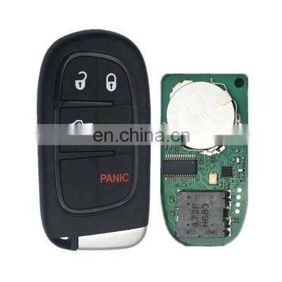 Remote Smart Car Key Fob 4 Buttons ID46 Chip For Chrysler Air Suspension Dodge Ram 1500, 2500 3500 2013-2017