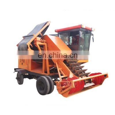 SL-4015 electric sea salt collecting and crushing machine Iodine salt harvester machine with tractor