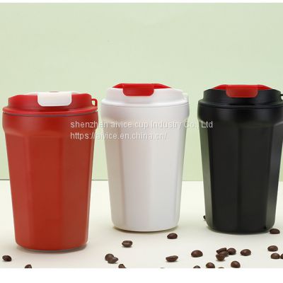 Fashion creative mug sus304 Vacuum cold insulation Double Layer Stainless Steel Coffee Mug