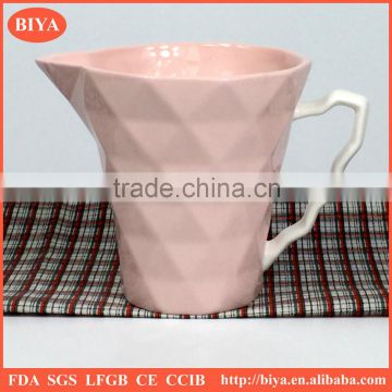 2016 color mud soil porcelain ware sugar pot and milk pot set milk cup jar
