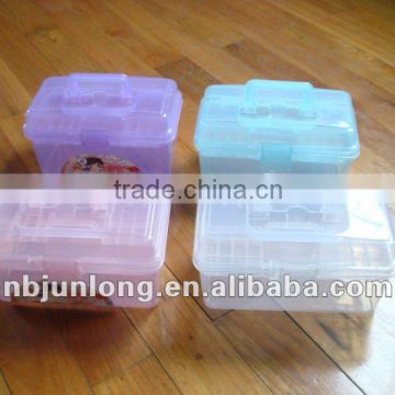 transparently and practically plastic tool box