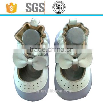 New design girl kids sheep leather baby shoes soft sole