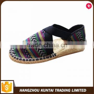 Factory manufacture various wholesale espadrilles sandals
