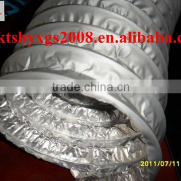 black pvc aluminum flexible ducting hvac system