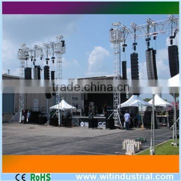5m goalpost trussing for flying PA speakers line array stack