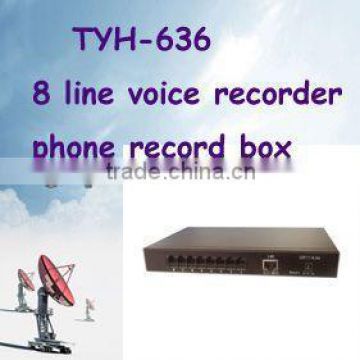 Best Quality--8 channel cell signal repeater/ call recorder pstn with software call recording