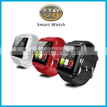 price of wholesale bluetooth android smart watch u8 2016 for smart mobile phone