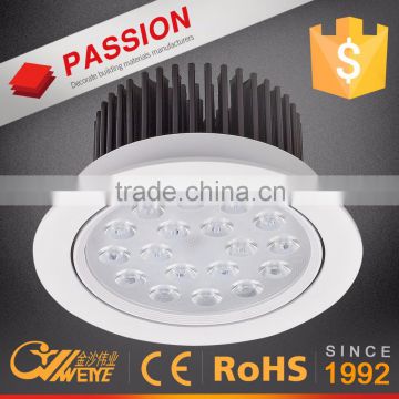 lightweight High luminous efficiency smd 18w spring clip for downlight