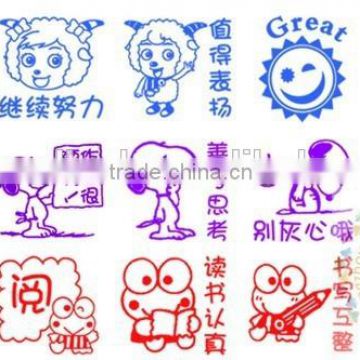 Cartoon seals for teaching/Round cartoon teacher seals