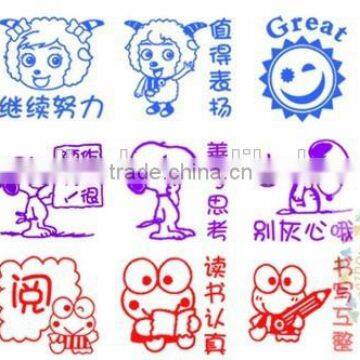 Teacher funnyman seals/Square pattern teacher seals