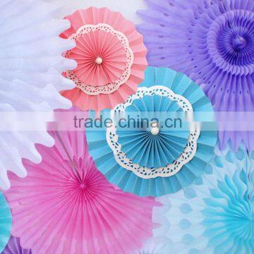 China Factory Direct Price Paper Fan Party Hall Decoration