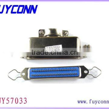 2.16mm Champ 24 Pin DDK Connector Socket Female Header Solder Type with 180 degree cable outlet Matel Cover