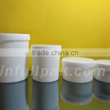 100g-750g Cheap White Plastic jar for Hair conditioner
