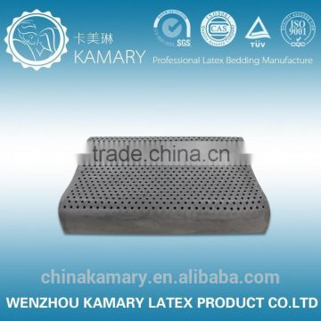 Bamboo-charcoal latex pillow