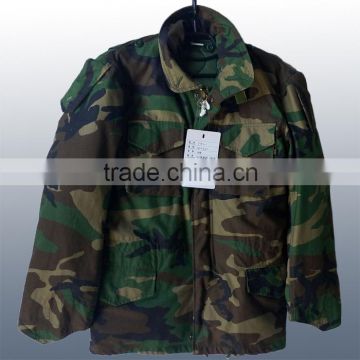 Hot Sell Military Jacket Instock Woodland Camouflage Jacket