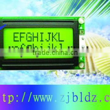 0802 yellow-green screen small size lcd module