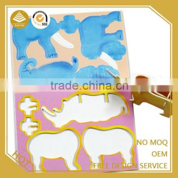 Custom design printing promotion round eva jigsaw foam puzzle