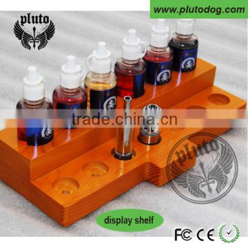 wooden best hot selling products e cig display case clear acrylic e cigarette display stand