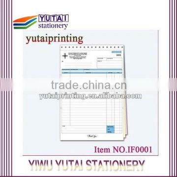 High Quality Bill Book Manufacturing Stationery Paper