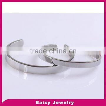 custom design cheap jewelry Stainless Steel bangle blanks