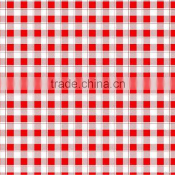 2013 westerm hot red plaid printed peva table cloth or bath cloth
